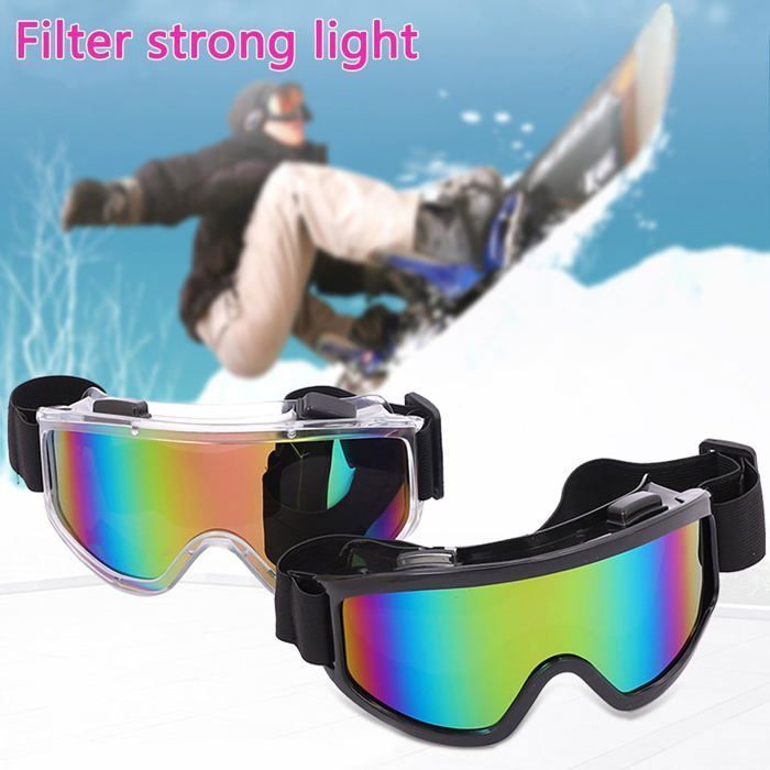 Gafas de esquí y snowboard - 1 par - Policarbonato - Antivaho y protección UV - Deportes de invierno y ciclismo - Unisex