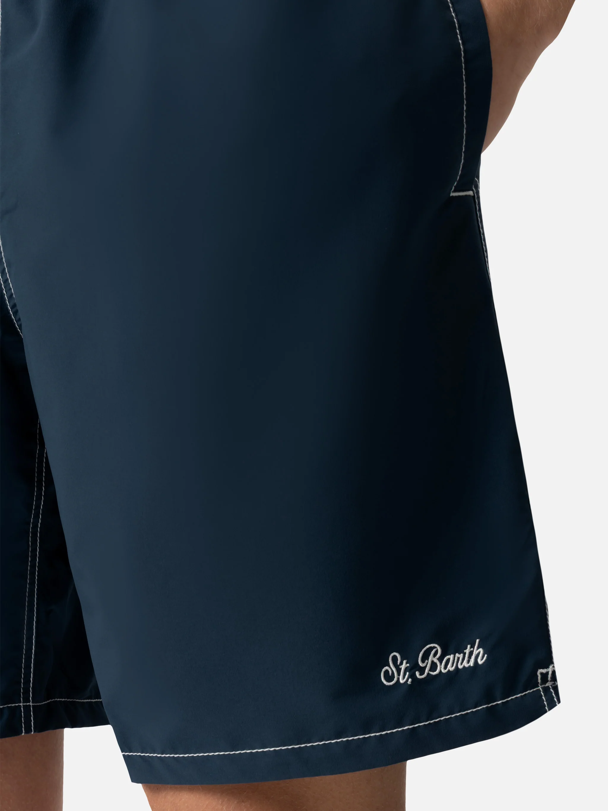 Patmos marineblauwe zwemkleding met lange mouwen