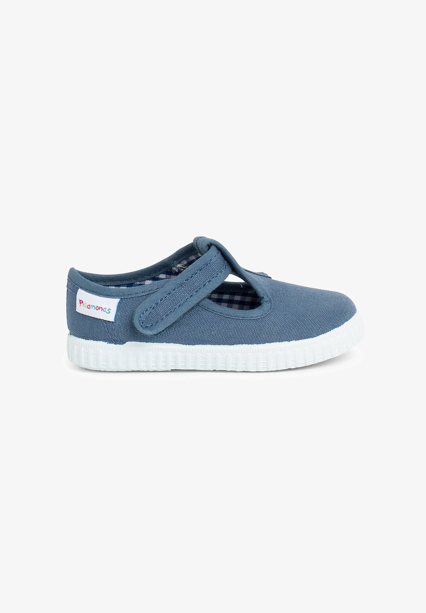 Pisamonas schoenen met klittenbandsluiting - denimblauw