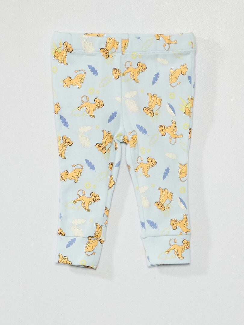 Body + calça legging sem pés + babador - Simba