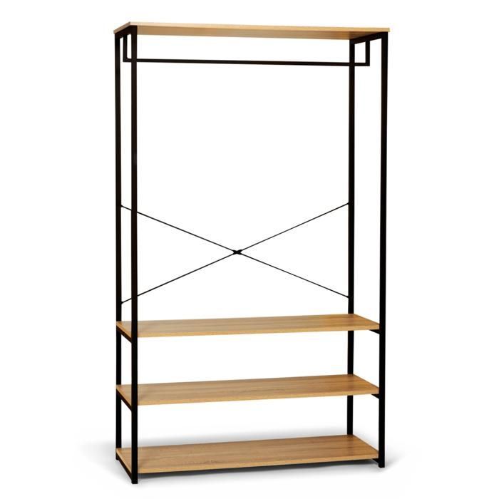 IDMARKET Dressing large L. 100 cm DETROIT design industriel