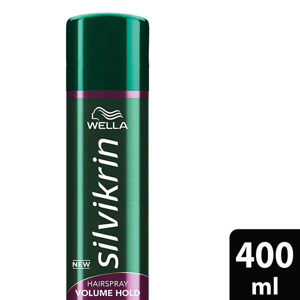 Lacca per capelli Wella Silvikrin a tenuta volumizzante, 400 ml