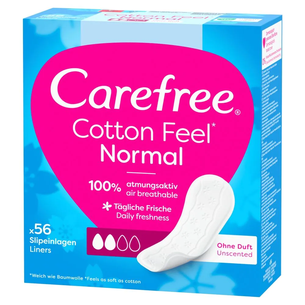 Carefree Wkładki Higieniczne Cotton Unscented