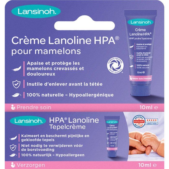 LANSINOH Crème de Soins 100% Lanoline 10 ml