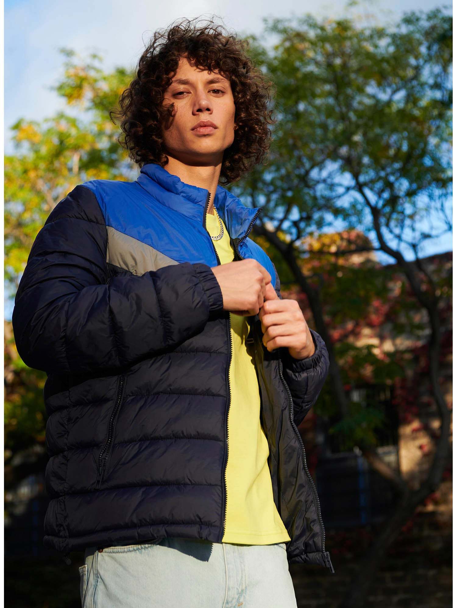 NORDIC PUFFER JACKET BLUE