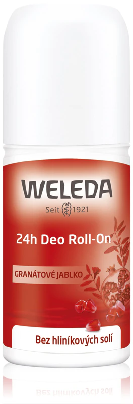 Weleda roll-on dezodorant s granátovým jablkom bez hliníkových solí 24 hodín