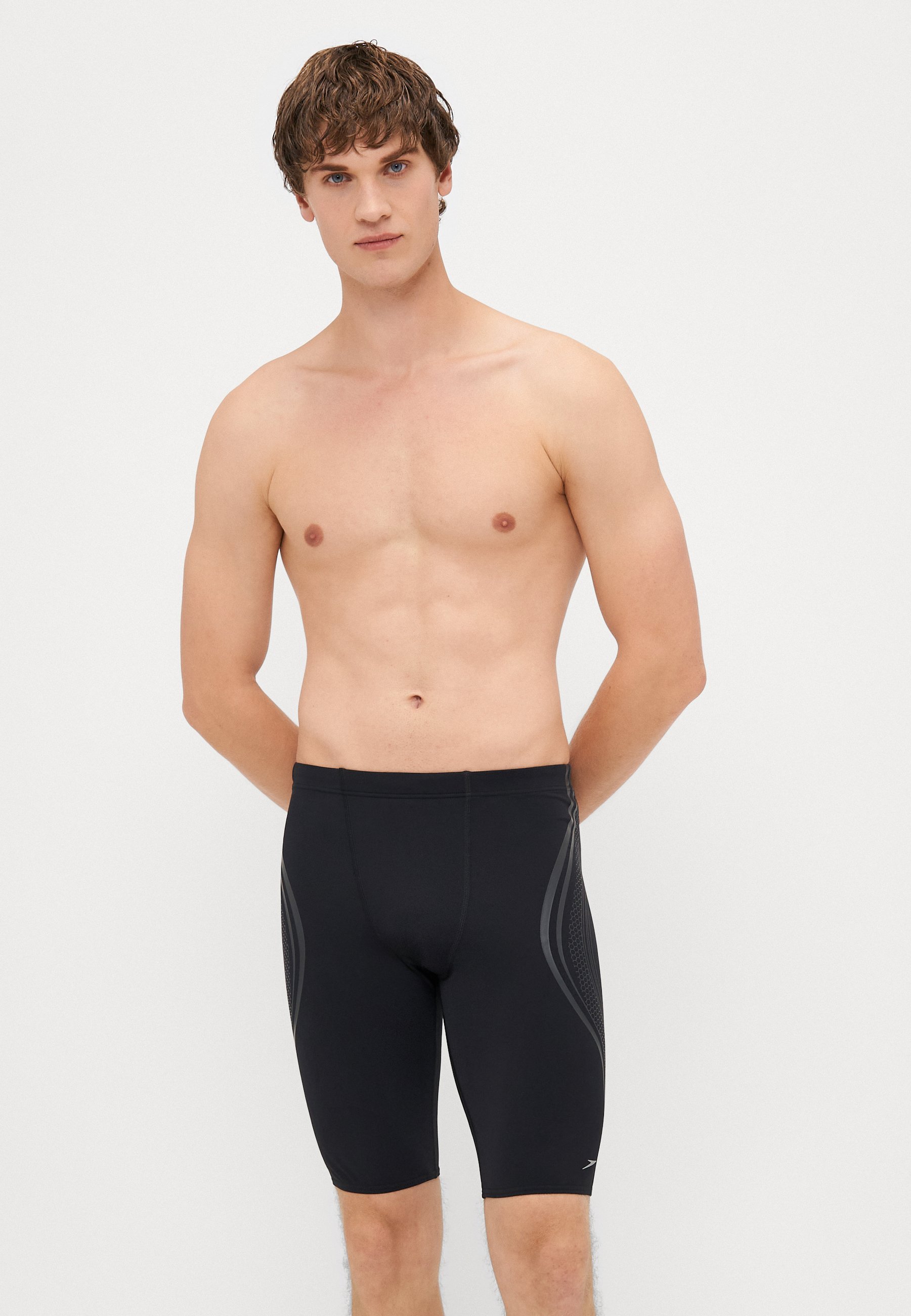 Costume da bagno Speedo PRINTED JAMMER - nero