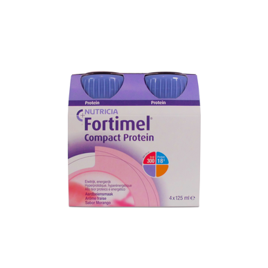 Fortimel Fortimel Kompakt Protein Jordbær 4x125 ml 4x125 ml