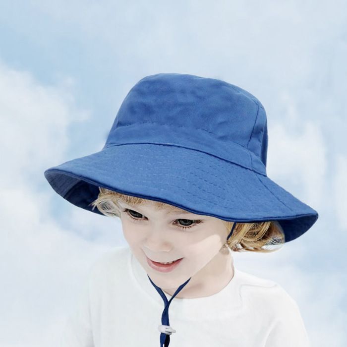 Sombrero FUNMOON para niños, sombrero de verano para el sol, sombrero tipo cubo unisex para bebé, estilo Panamá, diseño de dibujos animados, protección UV - 687101