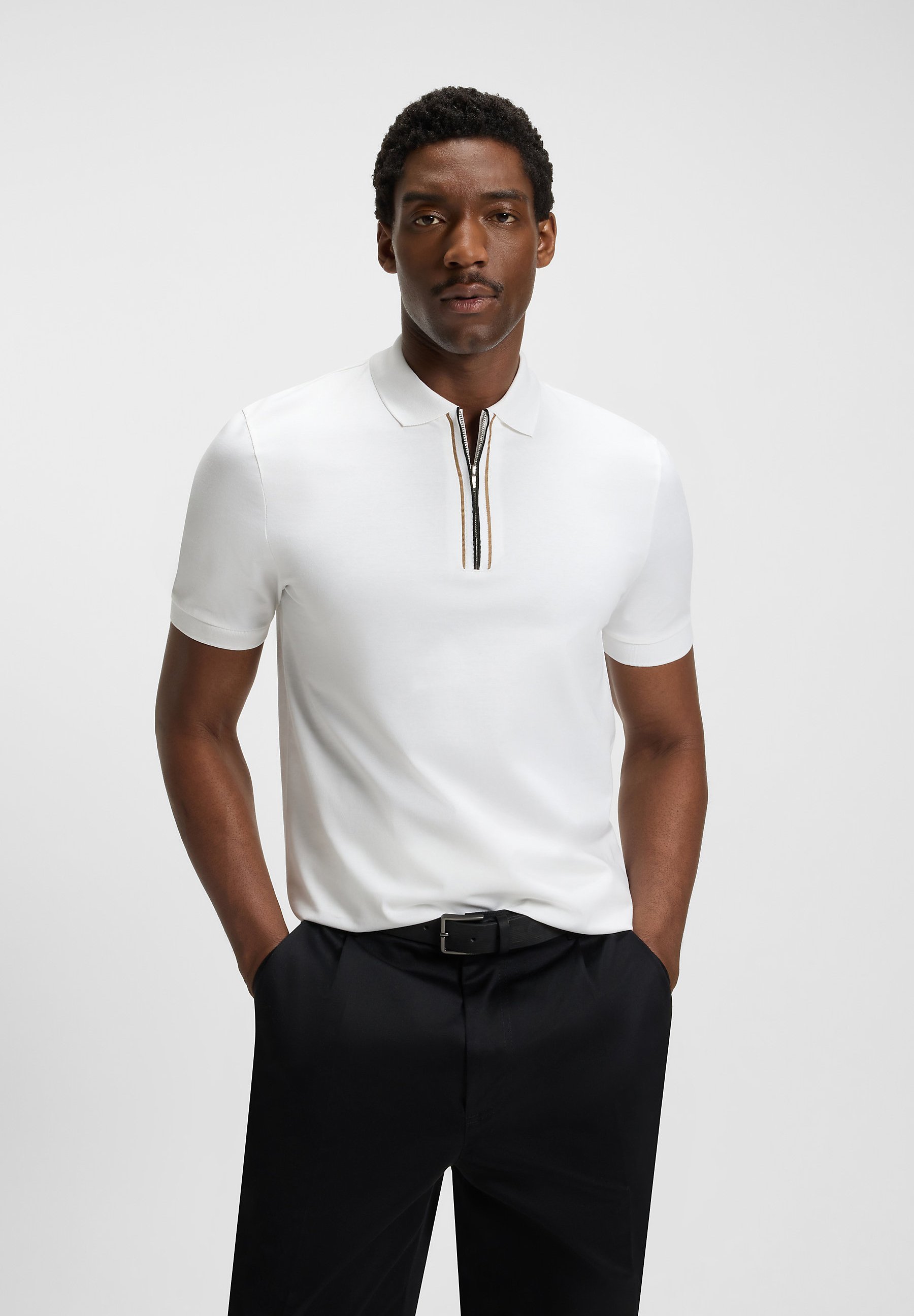 BOSS PARAS - Poloshirt - wit