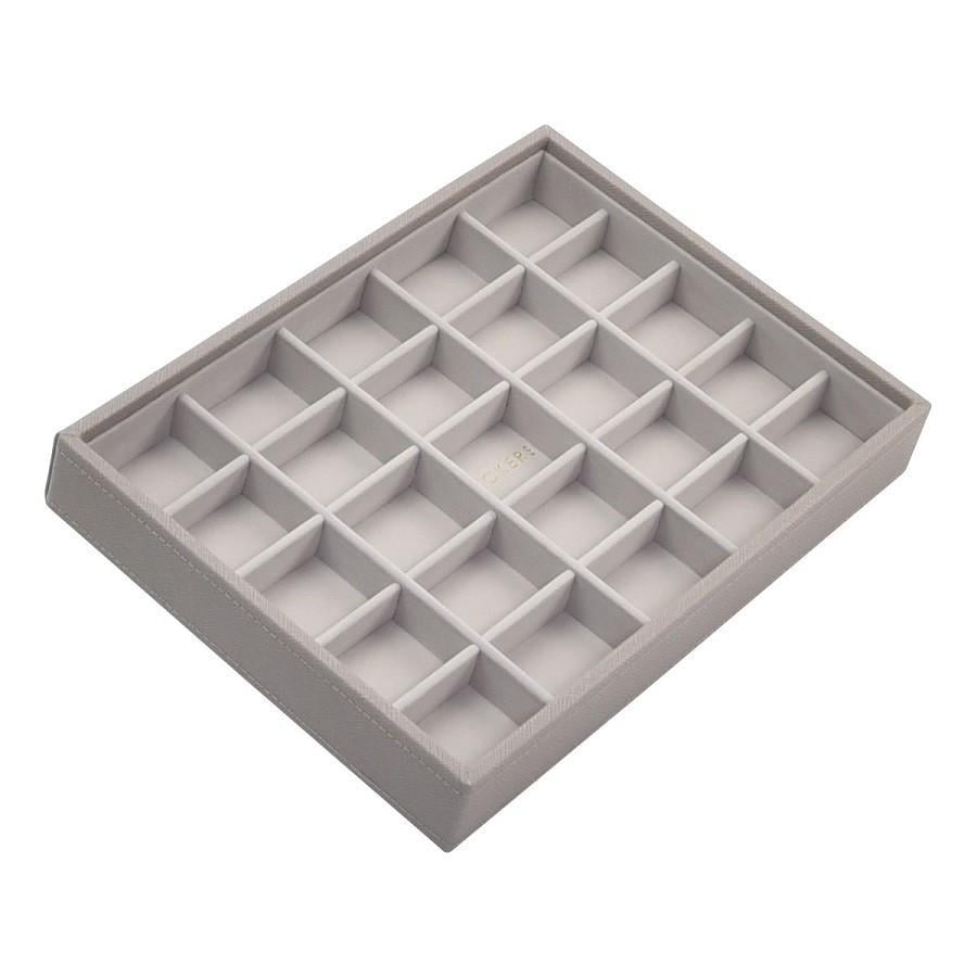 Sac de rangement Stackers, 25 compartiments, taupe et gris – 1 pièce