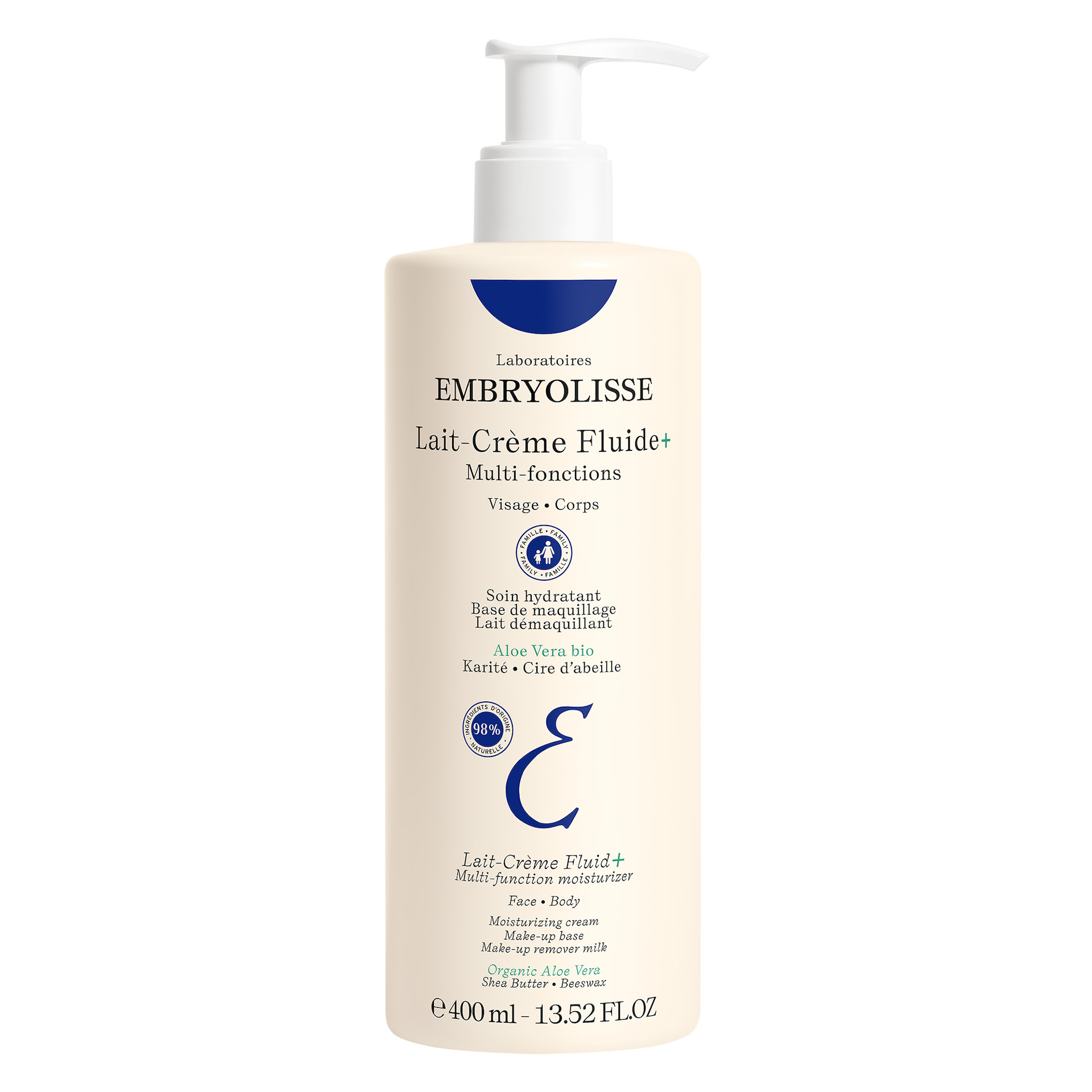 Lait-Crème Fluid+ 400 ml - Embryolisse