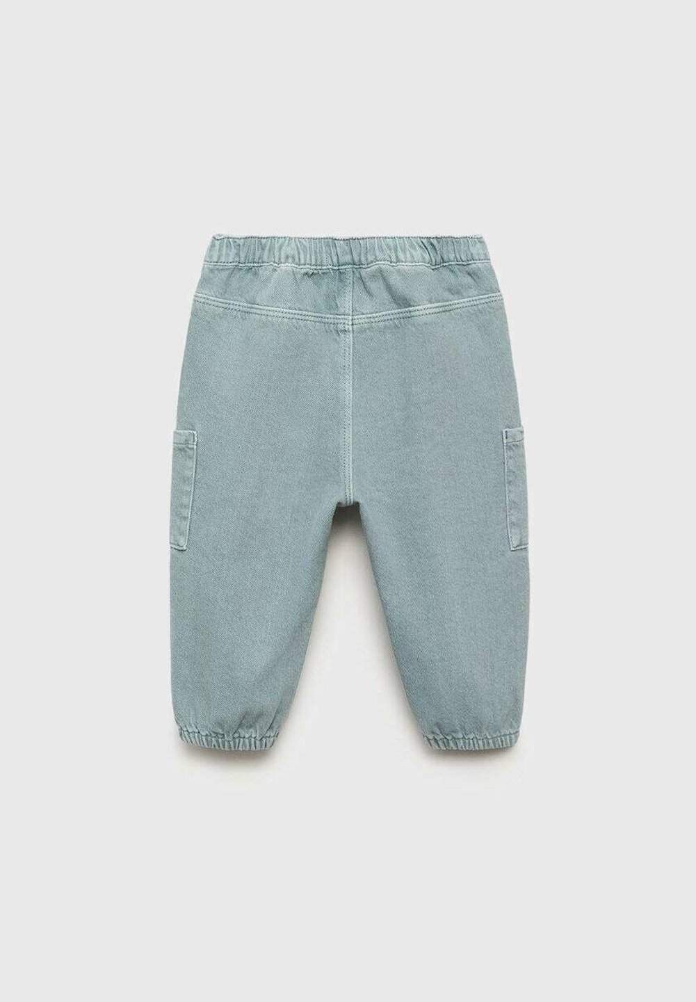 Mango Kids Slim fit jeans - groen