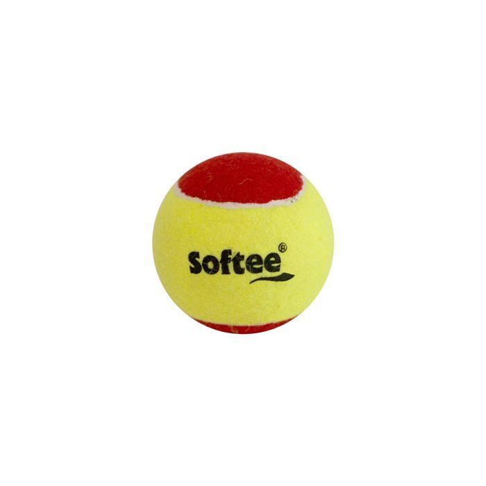 Mini tennisbal/mini padelbal - Softee Equipment - 7,5 cm - Zacht - Veilig - Ideaal voor kinderen - Beginners - Per stuk