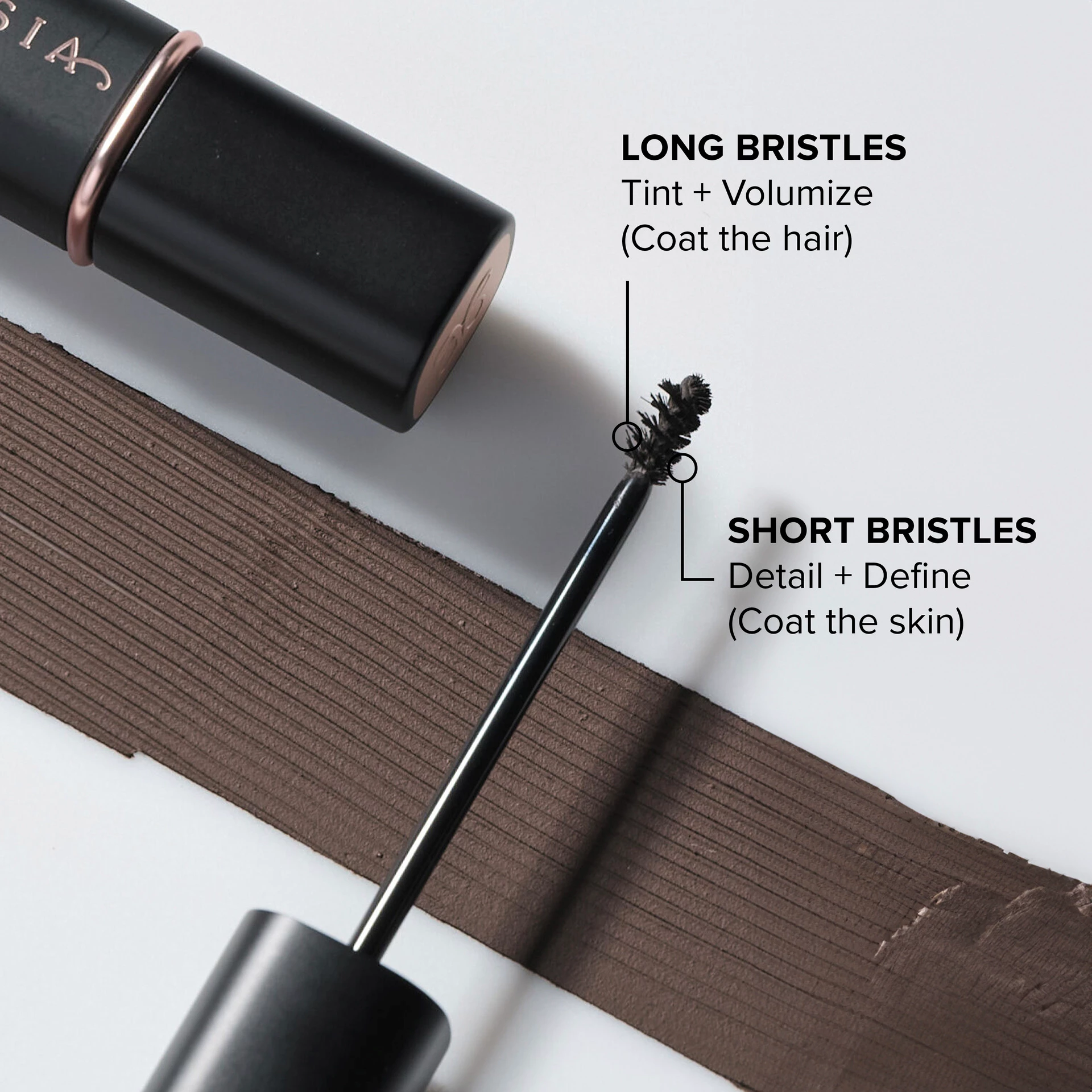 Deluxe Mini Volumizing Színezett Szemöldökzselé Lágy Barna - Anastasia