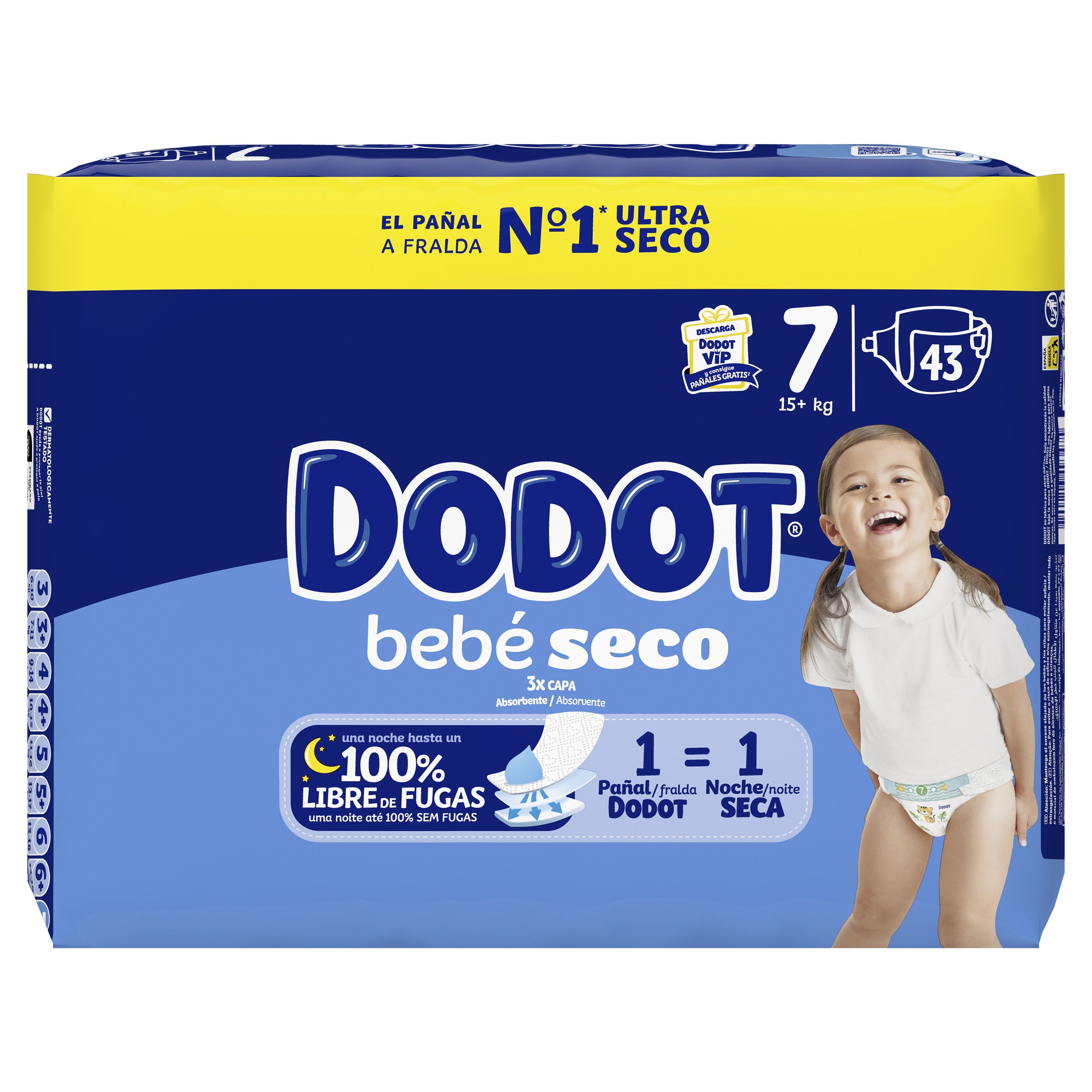 Pelene Baby Dry veličine 7 za bebe od 15 kg Pelene