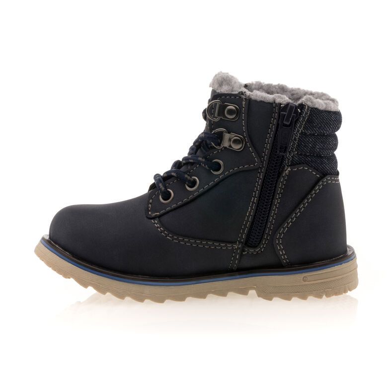 Chłopięce niebieskie buty/kozaki