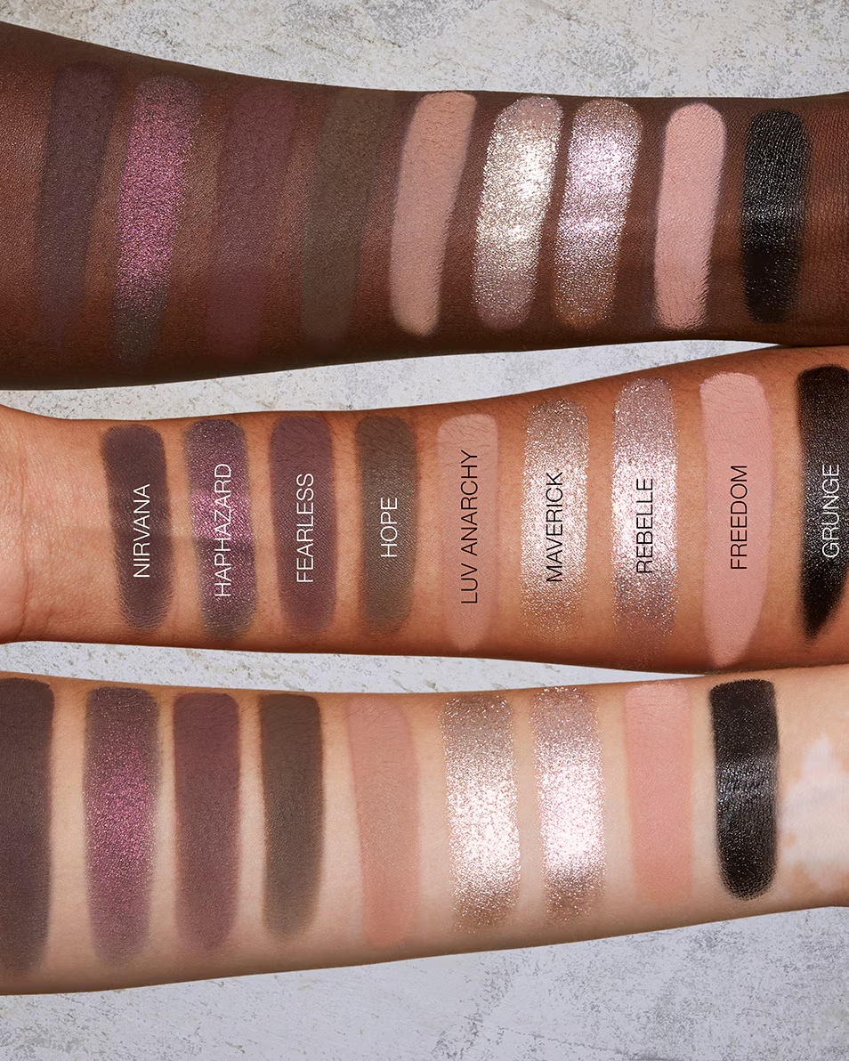 Paletă fard de pleoape Huda Beauty Pretty Grunge 18W