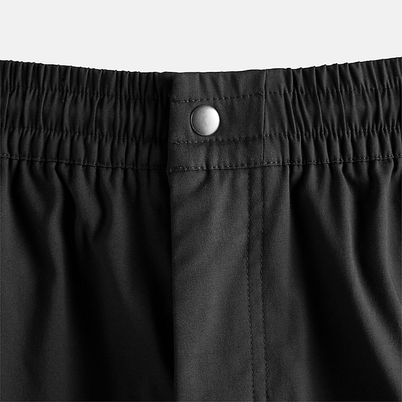 Herren-Twillhose, gerader Schnitt, 28 Zoll – SCHWARZ