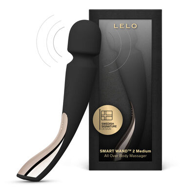 Lelo Massajador Smart Wand 2 keskikokoinen musta 1 kpl 1 kpl