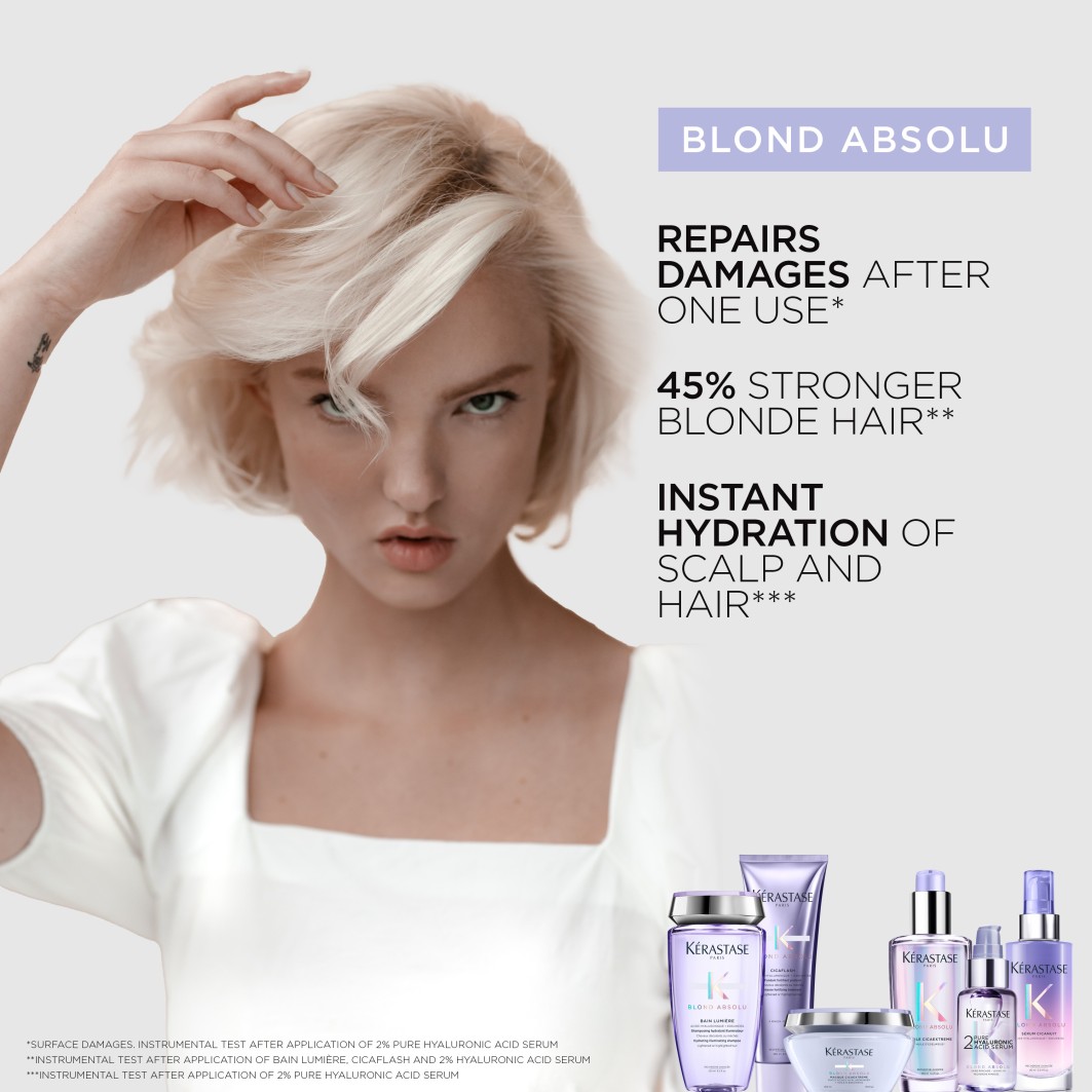 Kérastase Hair Serum Blonde Absolu 2% reines siero all'acido ialuronico – 50 ml