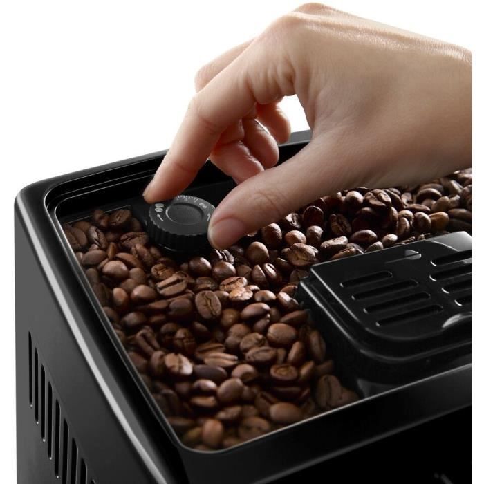 Cafetera espresso DELONGHI ECAM 350.15.B con molinillo, DINAMICA, 4 recetas - Negra