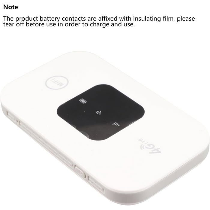 Router portátil FEBEST 4G con tarjeta SIM - Punto de acceso WiFi - Alta velocidad - Gran cobertura - De 8 a 10 usuarios