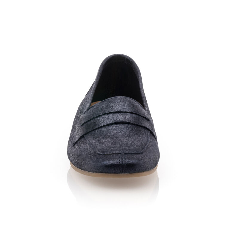 Blaue Damen-Loafer/Bootsschuhe