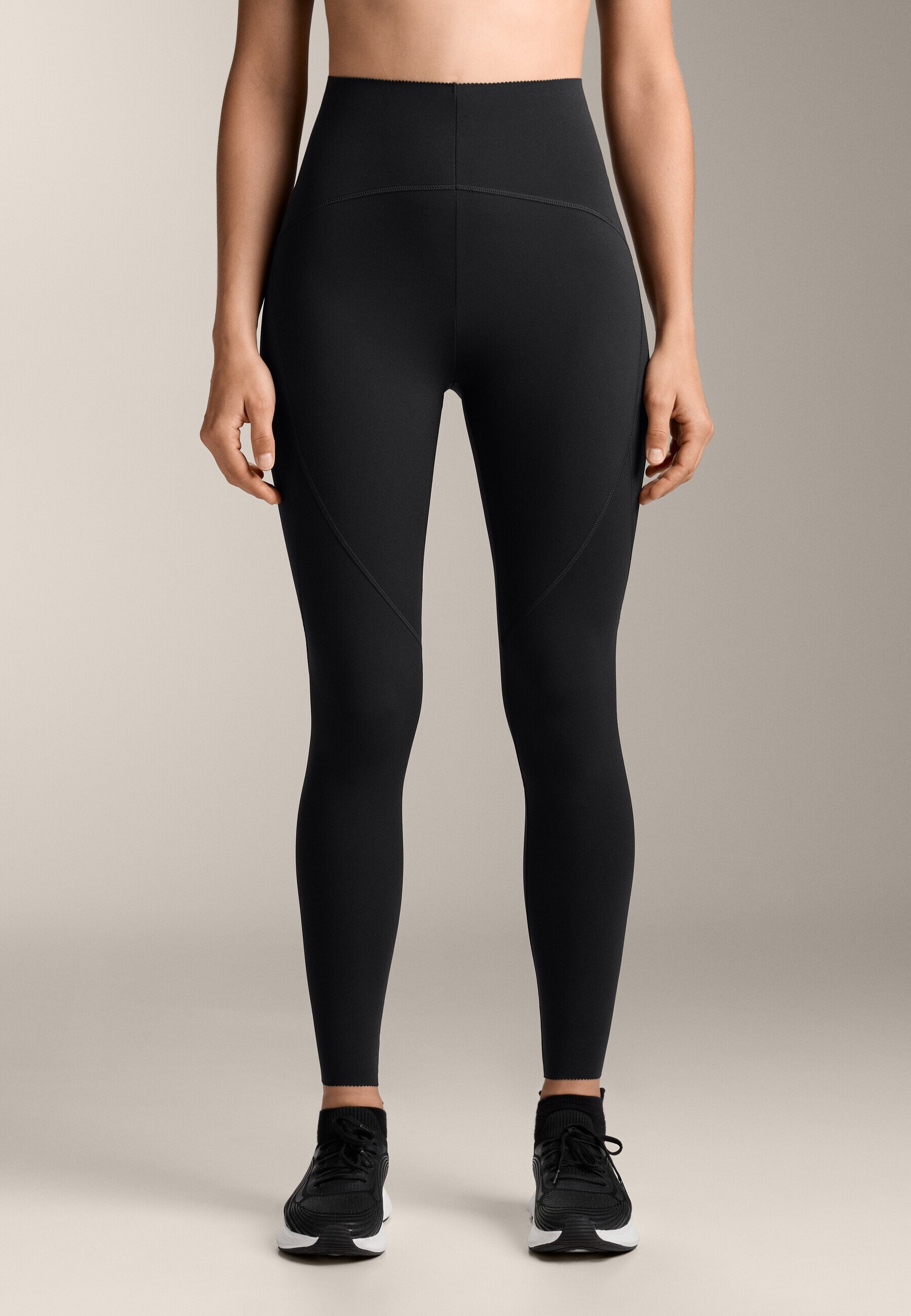 OYSHO BASIC COMPRESSIVE ENKELLENGTE - Leggings - Broek - zwart