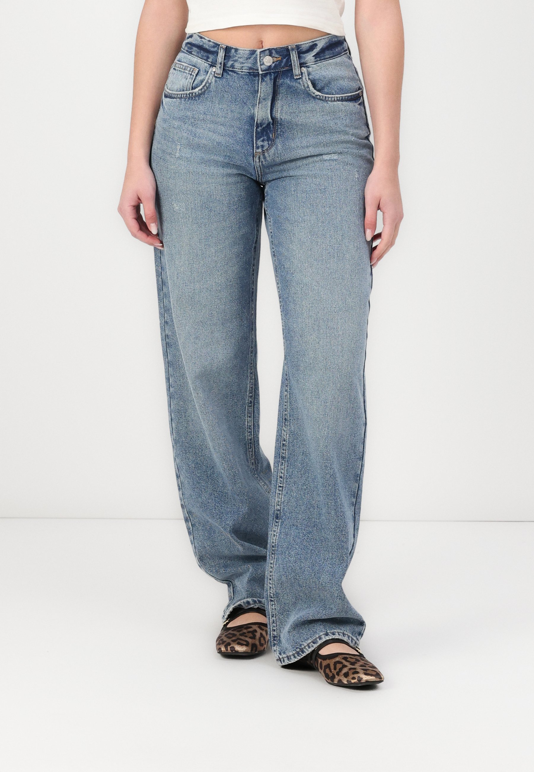 UNIQUEMENT SUR ONLELLA STRAIGHT - Jean droit - denim bleu moyen