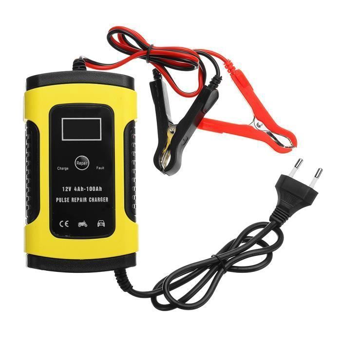 Cargador de baterías - Reparación de pantallas LCD - 12V 6A - Protección térmica - Universal - 3 etapas de carga