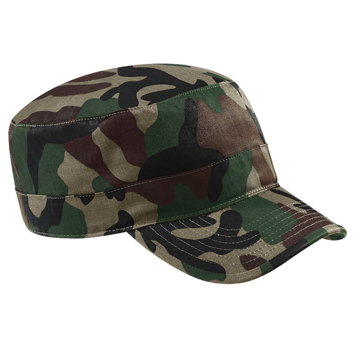 Casquette/visière camouflage marine Beechfield