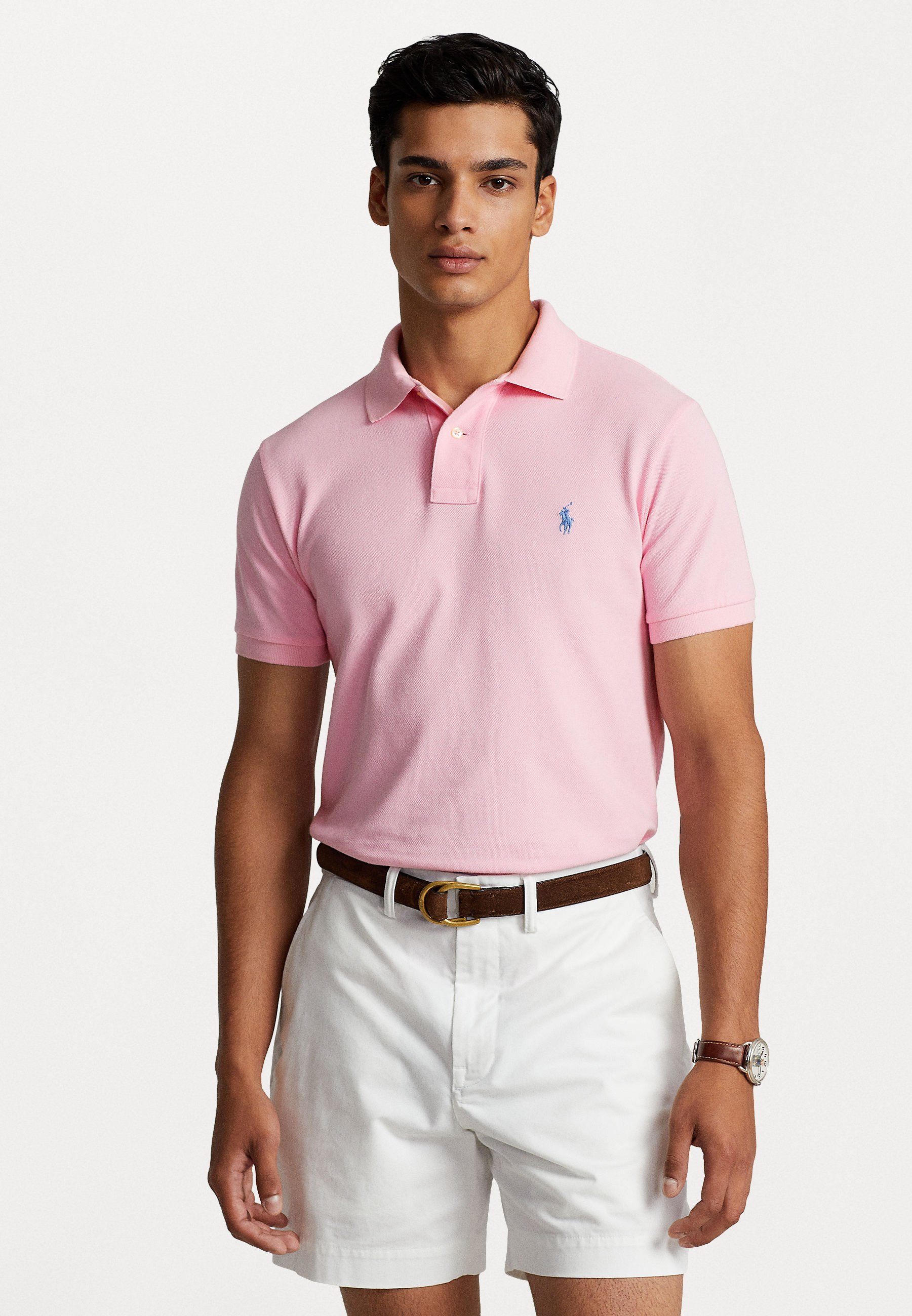 Polo Ralph Lauren HET ICONISCHE MESH POLOSHIRT - Poloshirt - karamelroze