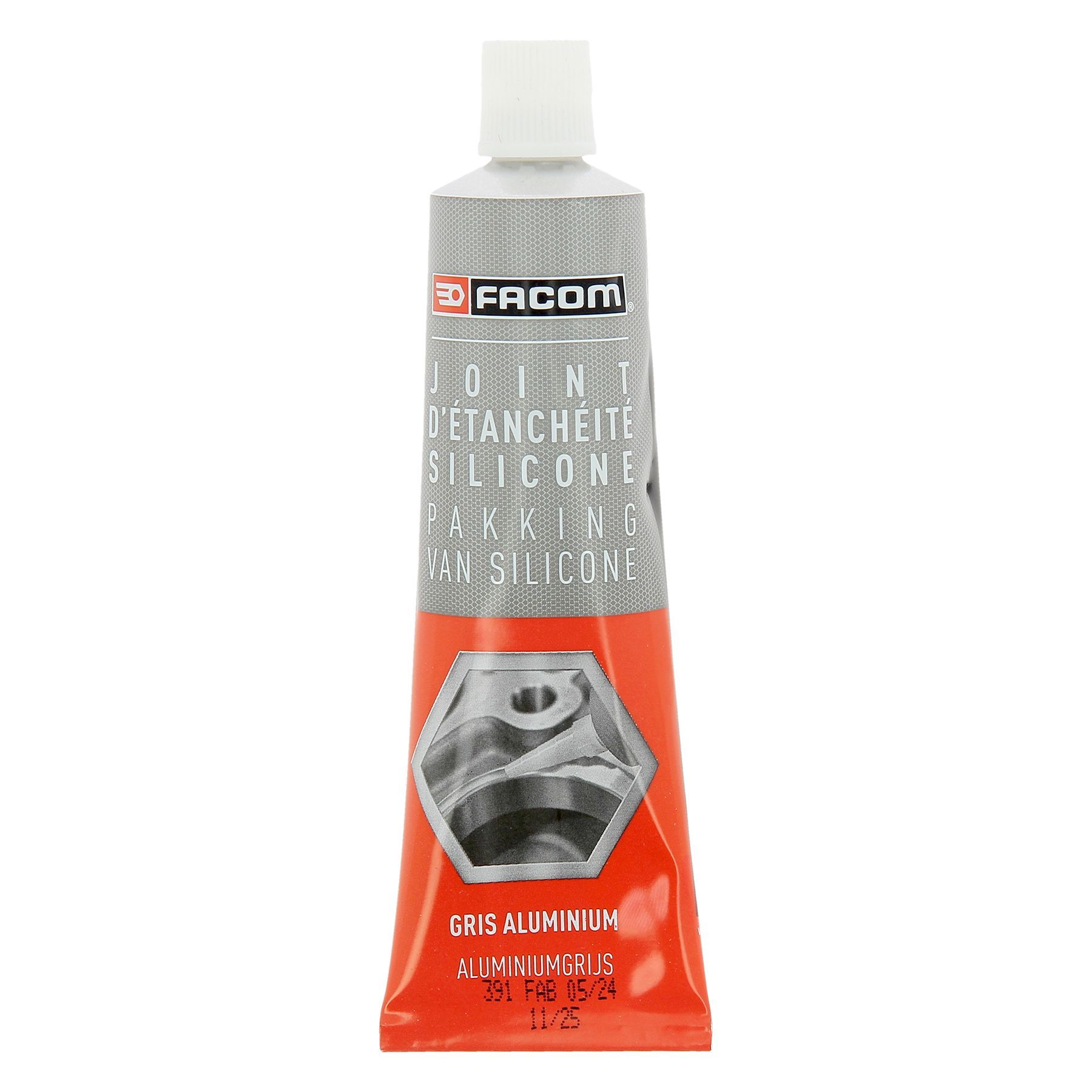 Sellador de silicona de 100 g - FACOM - sellado mecánico e industrial