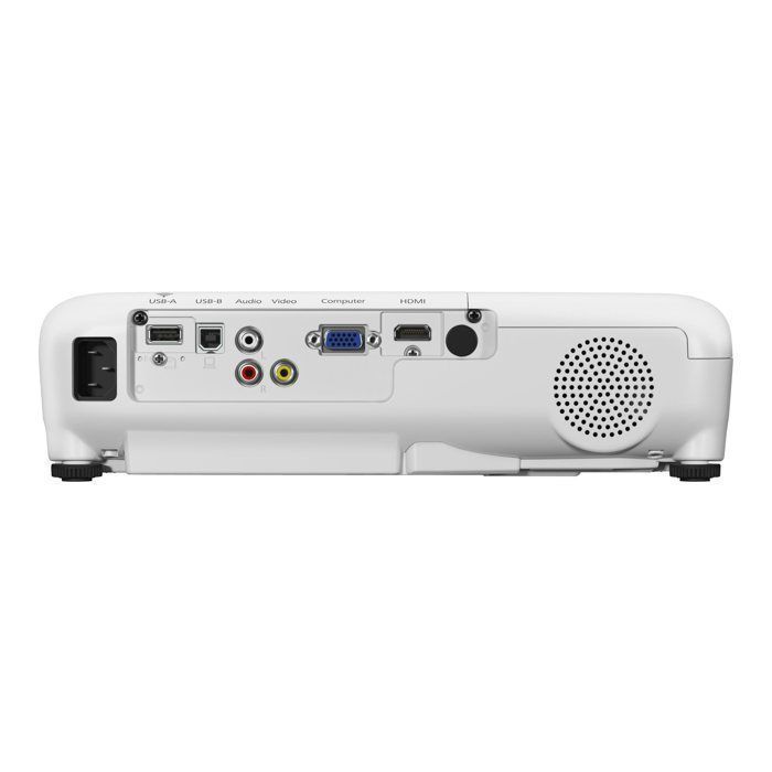 Proyector Epson EB W06 WXGA 3LCD, 3700 lúmenes, HDMI, Wi-Fi opcional