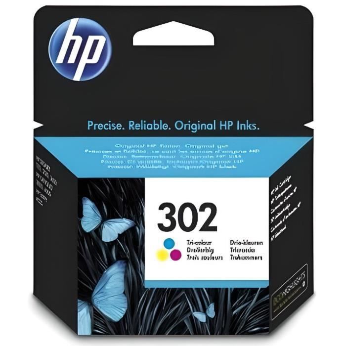 HP 302 Genuine Tri-Color Ink Cartridge (F6U65AE) for HP DeskJet 2130/3630 and HP OfficeJet 3830