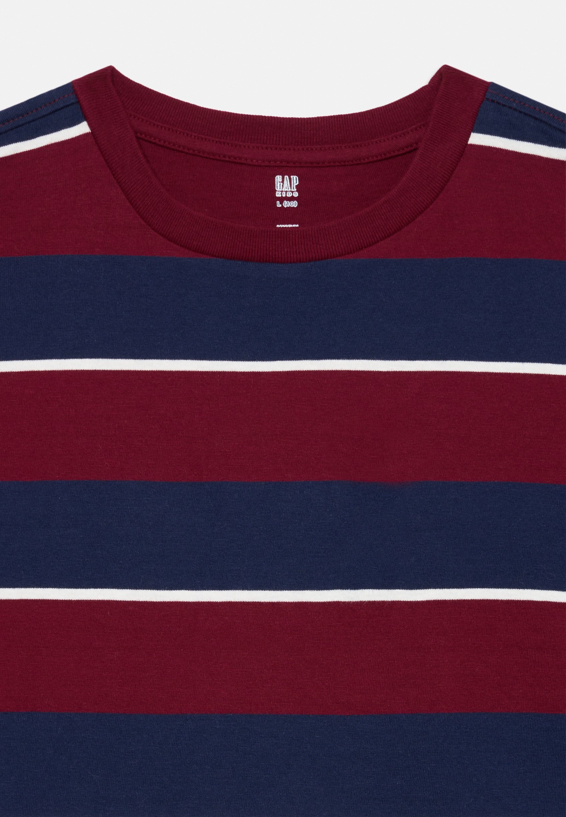 GAP LS RELAXED TEE - Top s dlhým rukávom - námornícka modrá/červená