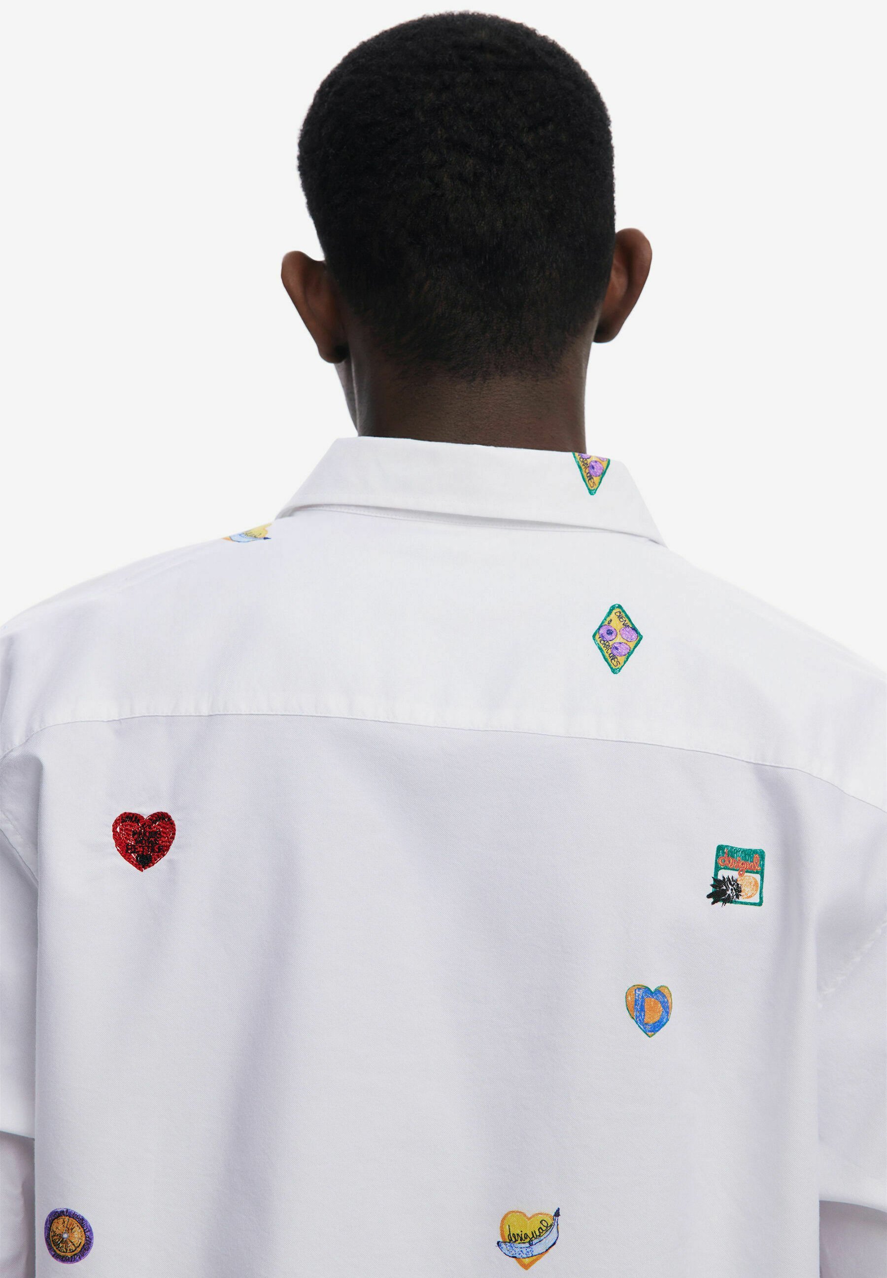 Desigual LONG-SLEEVE WITH DRAWINDS - Camicia - bianca