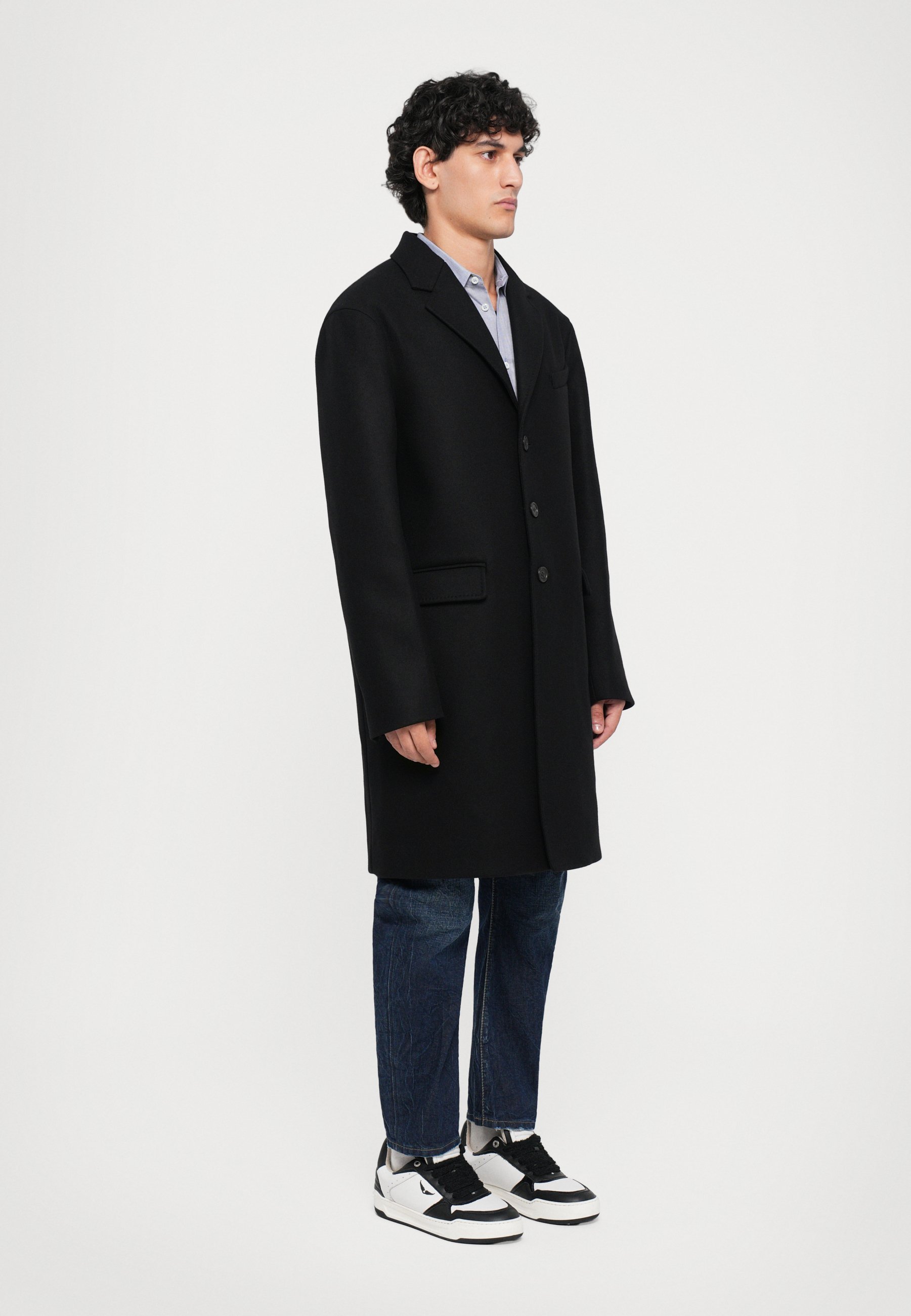 Dsquared2 EASY COAT - Cappotto classico - nero