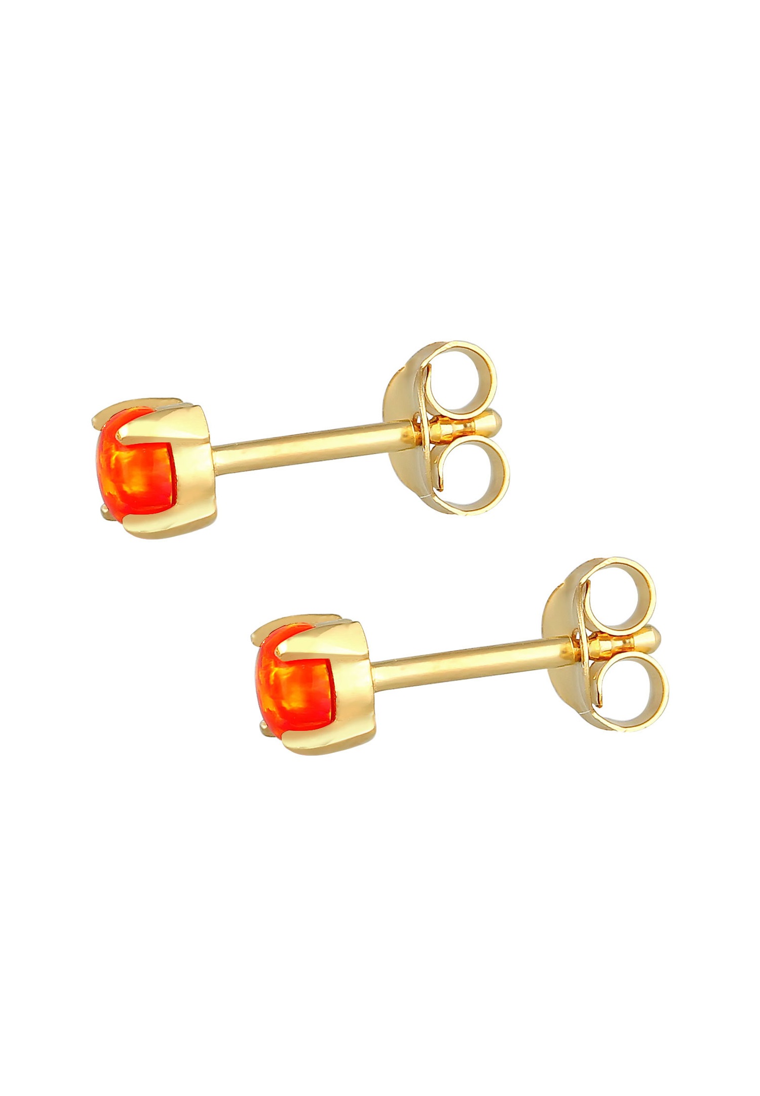 Elli Boucles d'oreilles dames Filigrane Trend avec opale synthétique en argent 925