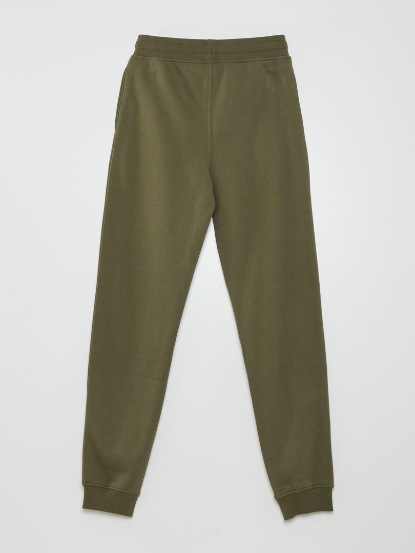 Fleece joggingbroek - kaki