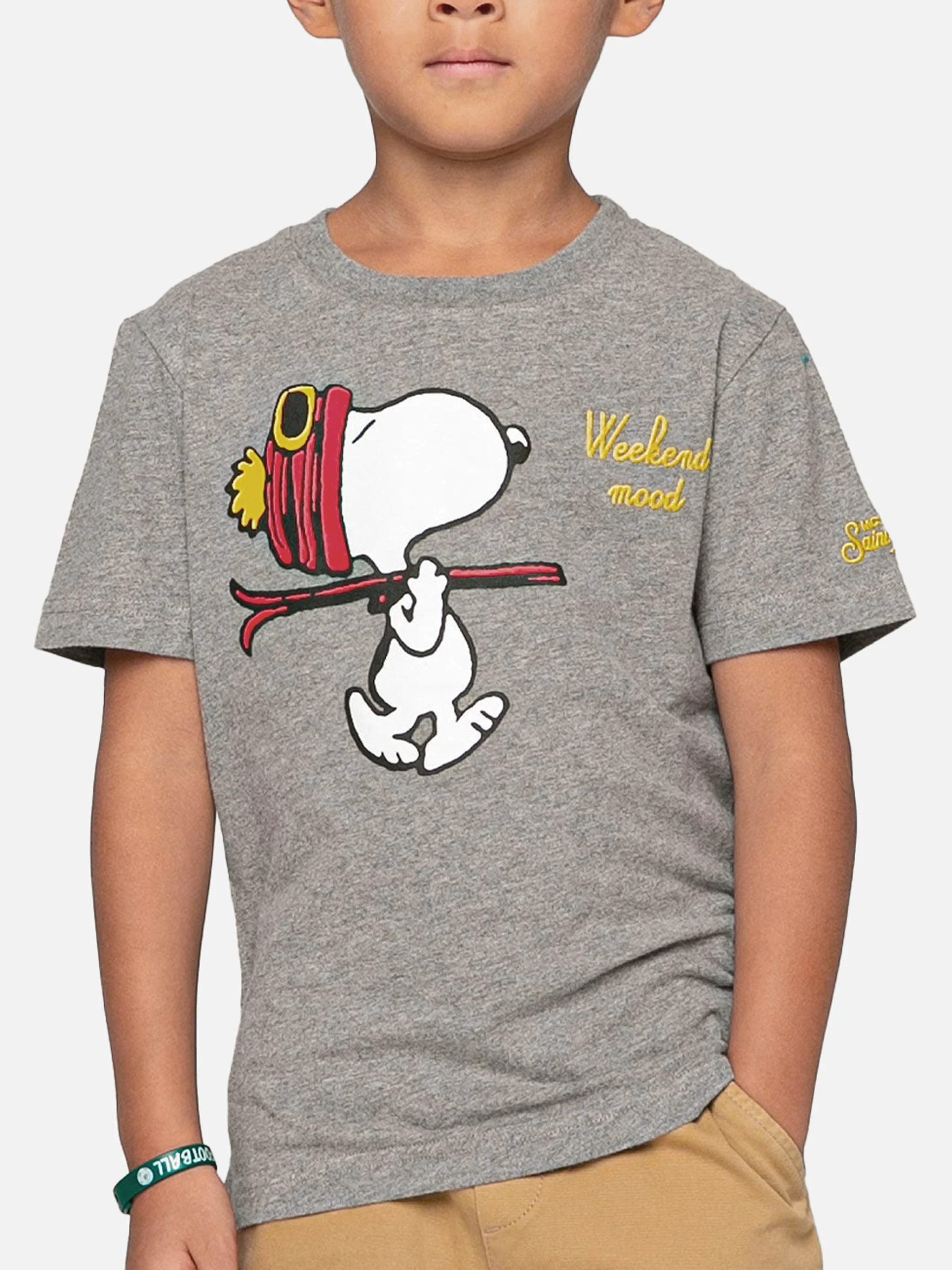 Kinder-T-shirt met Snoopy-print en -borduurwerk | SNOOPY - SPECIALE EDITIE