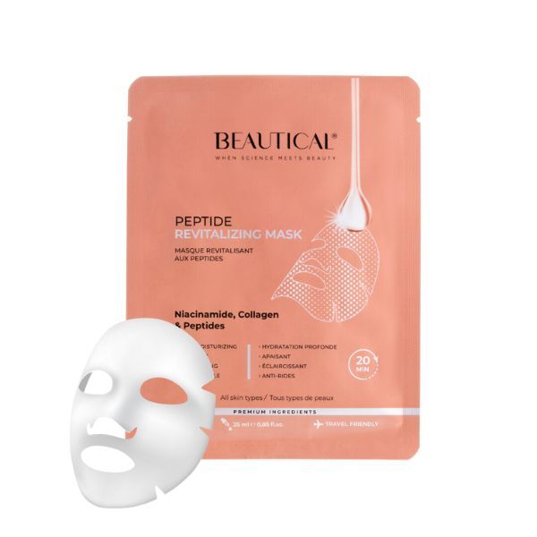 Mascarilla revitalizante con péptidos de Beautical