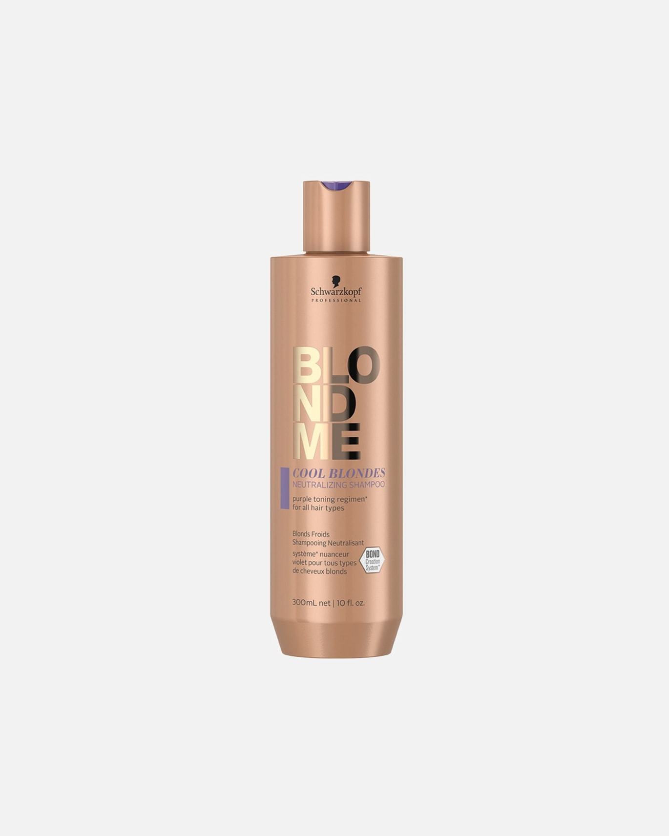 Schwarzkopf Professional matu šampūns BLONDME Cool Blondes neitralizējošais želejas noņēmējs - 300 ml