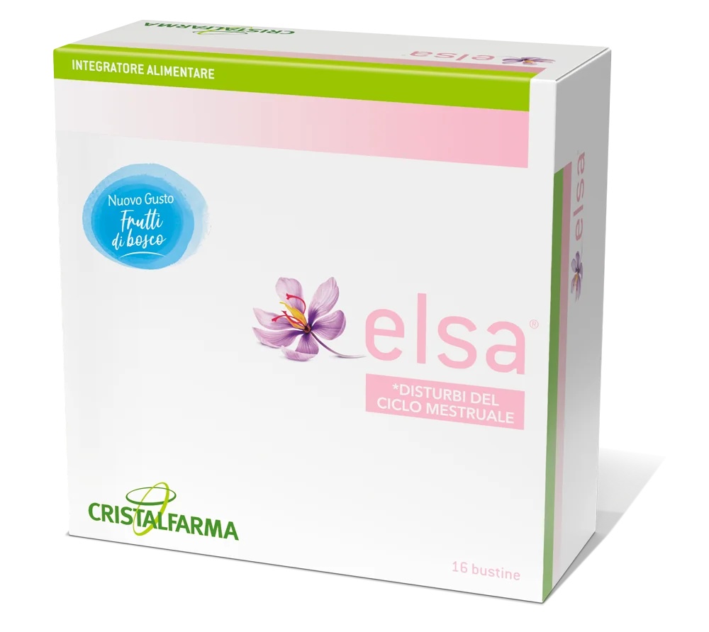 CRISTALFARMA Cristalfarma Elsa, complément alimentaire pour le cycle menstruel, 16 sachets
