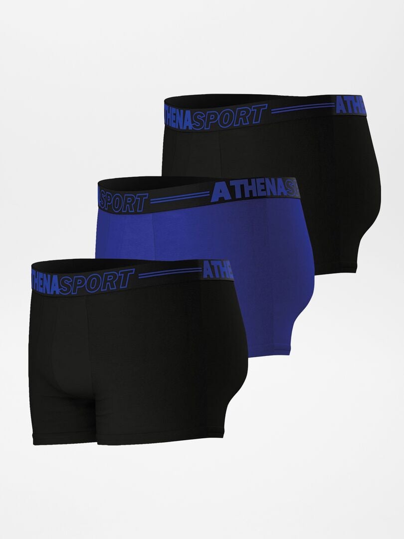 Zestaw 3 bokserek „Athena” – CZARNE