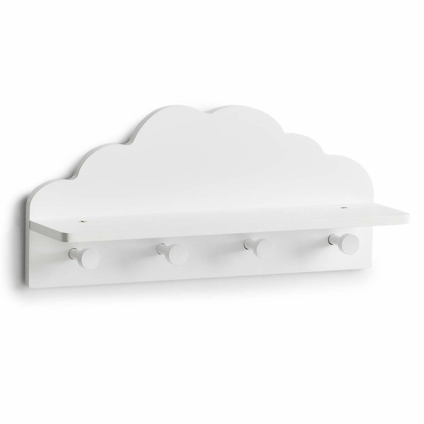 Wieszak na ubrania dziecięce CLOUD z półką, 2w1, ZELLER