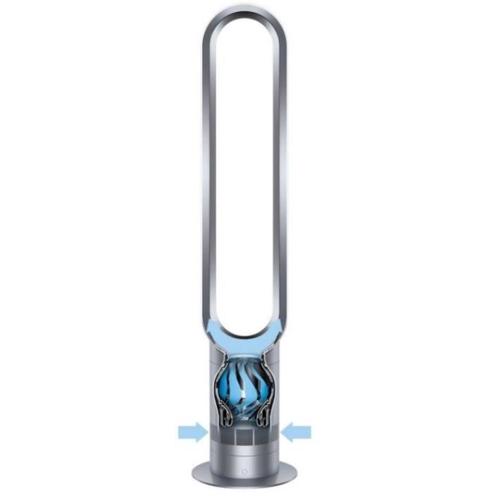 Dyson AM07 COOL WHITE tårnventilator, hvid/sølv