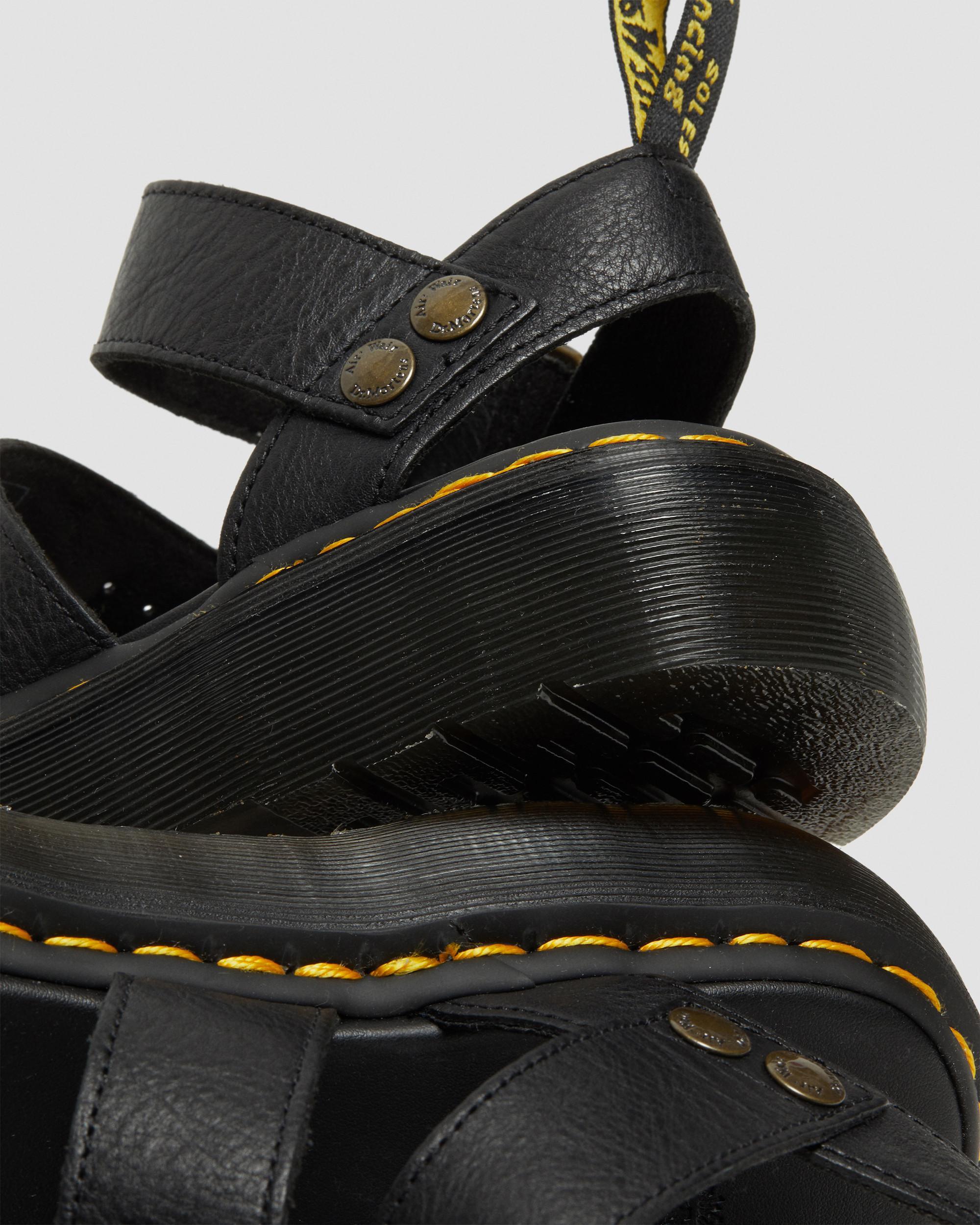 Gryphon Quad Leder Plattform Sandalen