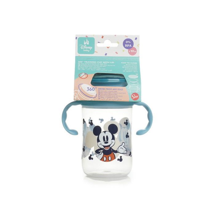 Bicchiere per l'addestramento - THERMOBABY - 360 gradi - Con disco anti-perdita - Minnie